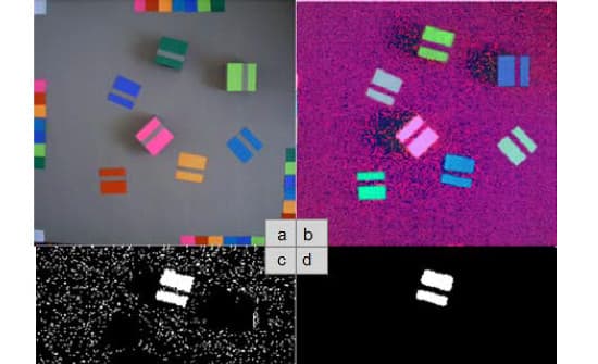 Polymorphic robotic system controlled by an observing camera